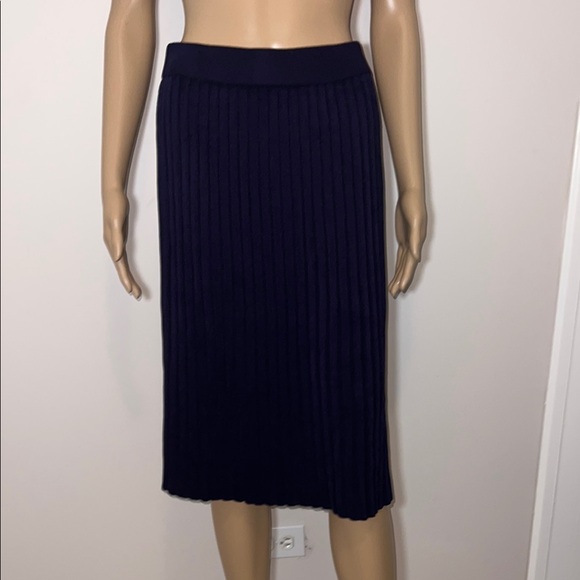 HUGO BOSS - Pleated Dress - Navy main image 1